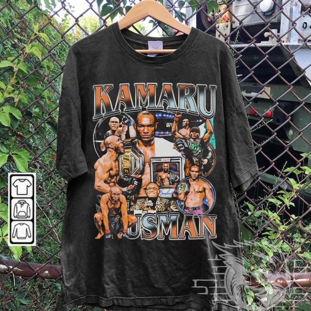 Retro Kamaru Usman Kamaru Usman Man Shirt